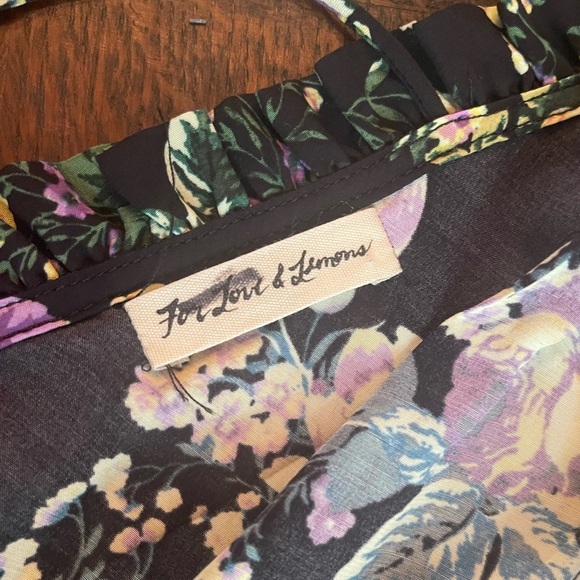 For Love & Lemons Molly wrap crop top EUC - Picture 5 of 8